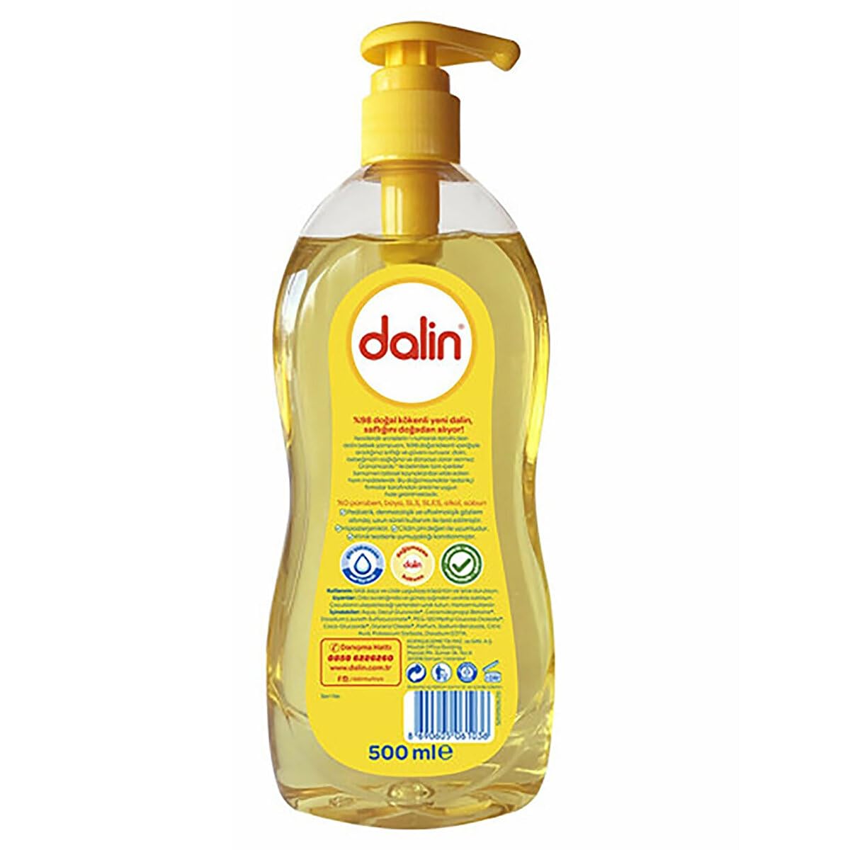 Dalin Shampoo Classico Per Bambini 200 Ml - Delicato, Vegano E Dermatologicamente Testato - 3