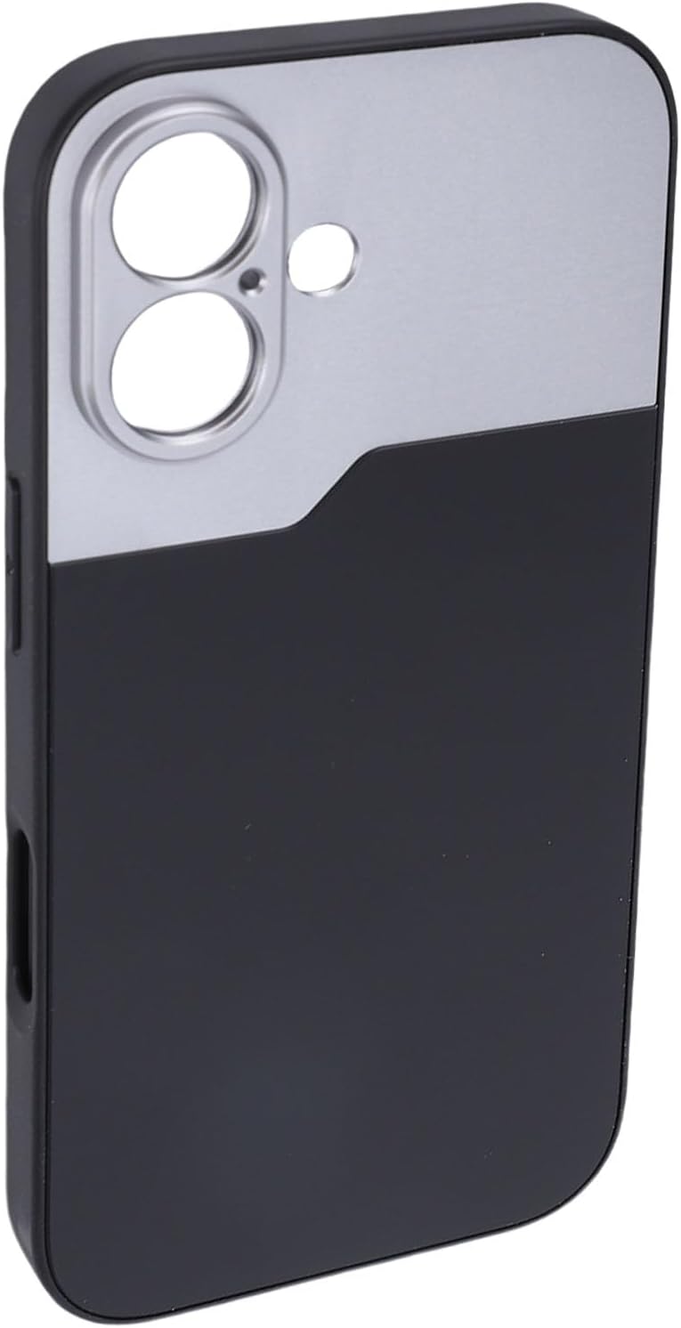 Zunate Shockproof Lightweight Phone Case for iOS Phone 17, Aluminum PC TPU Cover with 17mm Thread Lens Mount and Precise Cutouts