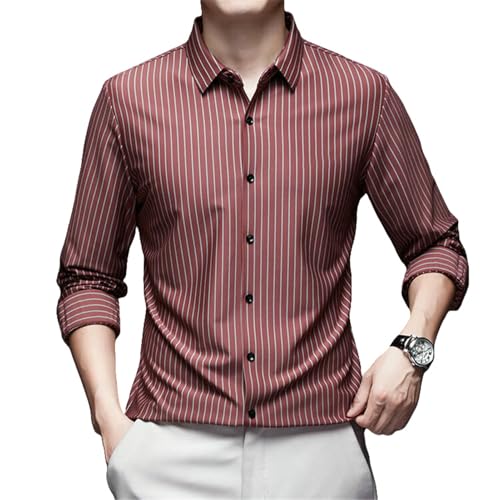 Chemise décontractée homme sans repassage pour rester frais en été