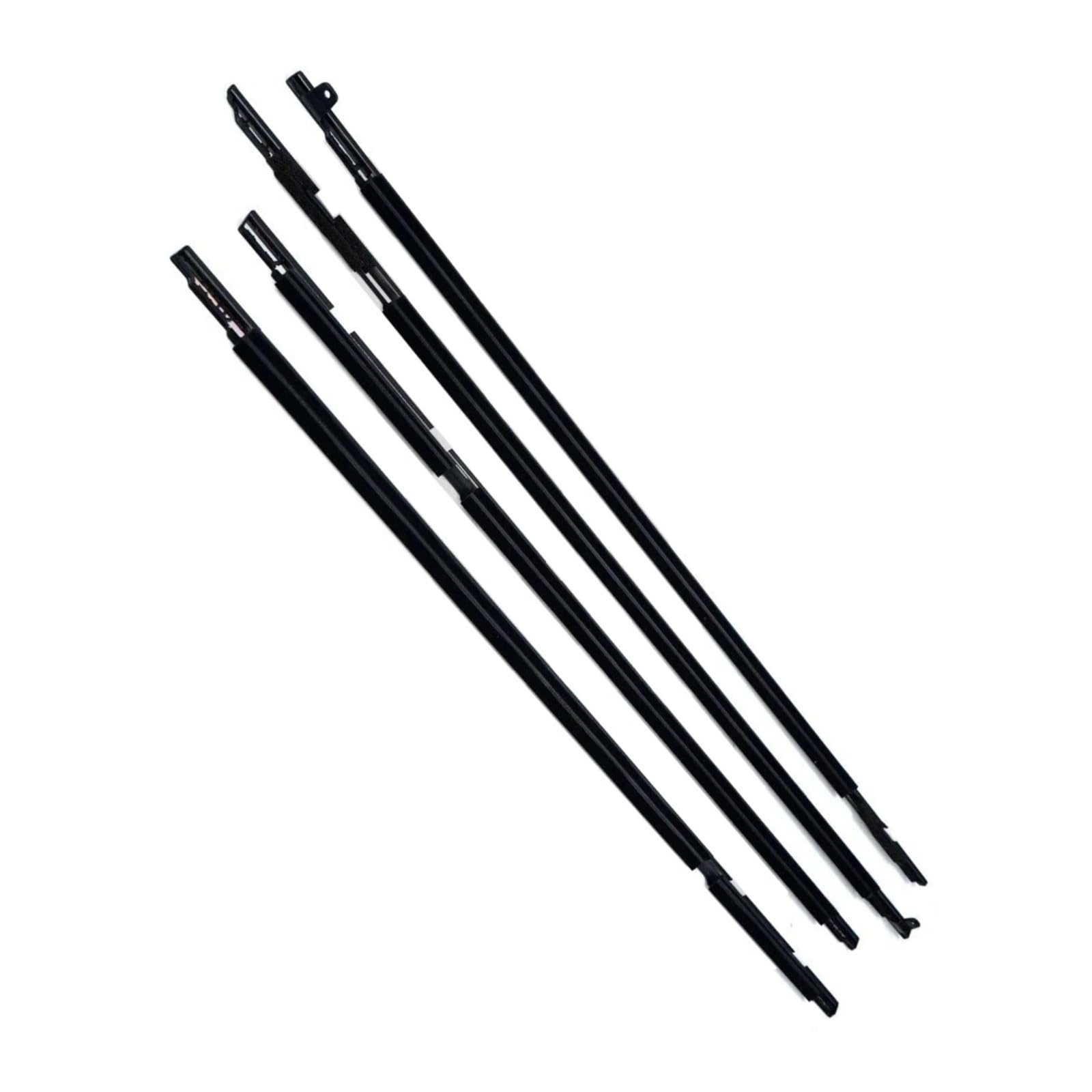 Tudexx Black Car Weather Stripping Compatible With Toyota For Land For Cruiser Fj80 Fzj80 Hdj80 1991-1998 4Pcs Outer Windows Weatherstrip Sealing Belt Trim 7571060021