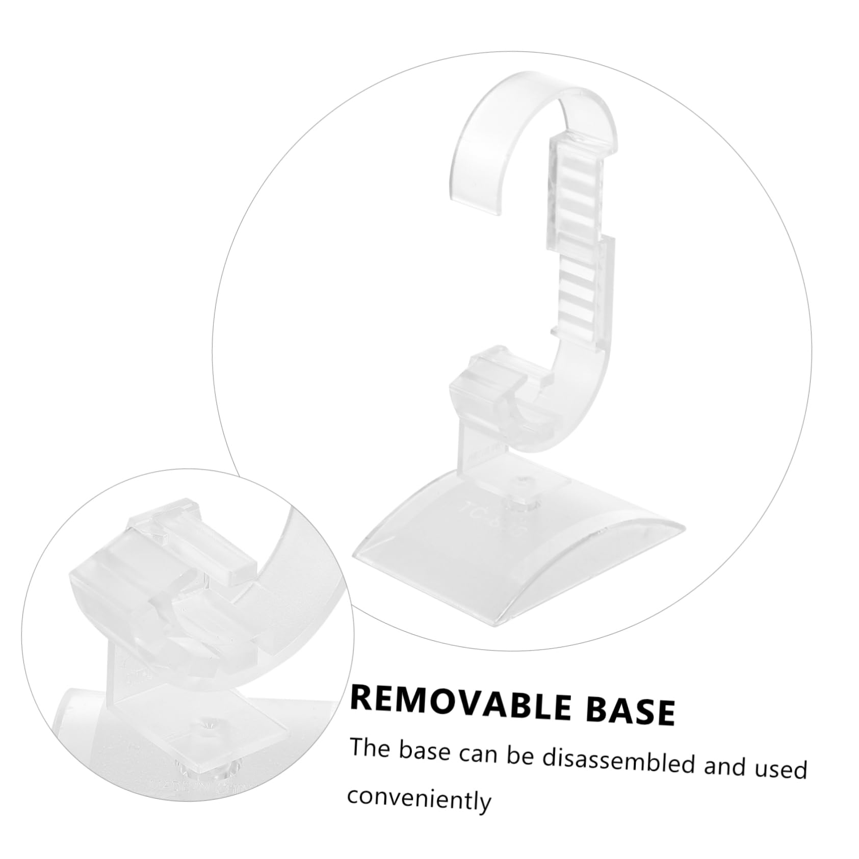 PACKOVE 20stücke Uhrenständer Aus Acryl Einstellbarer Für Armbanduhren Stabiler Schmuckdisplay Für Zuhause Geschäft Transparentes Design Für Stilvolle Präsentation