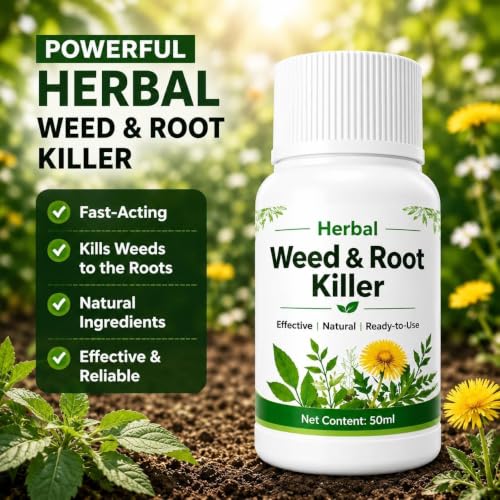 Image of Power Weed Control Liquid 50ml | Ready-to-Use Herbicide | Outdoor Weed & Root Management for Gardens, Lawns, Pathways & Driveways