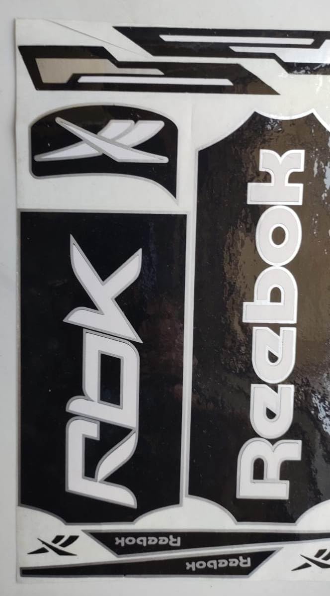 Self Adhesive, Vinyl Plastic, Cricket Bat Sticker - (Black)-image-43