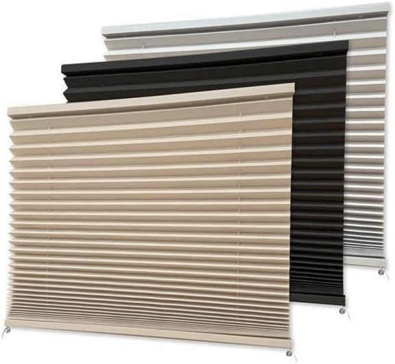 RV Window Shades, Blinds, 32'' W X 24'' H, Privacy Shades for motorhomes- Easy Installation, UV Protection, Light Blocking for Camper Vans, dim Out Black Fabric (Cappuccino, 32 * 24)