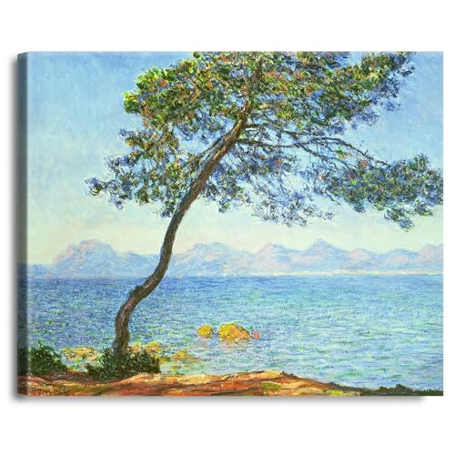 A&T ARTWORK The Esterel Mountains 1888 by Claude Monet The World Classic Art Reproductions, Giclee Canvas Prints Wall Art for Home Decor,36x45x1.5 inches