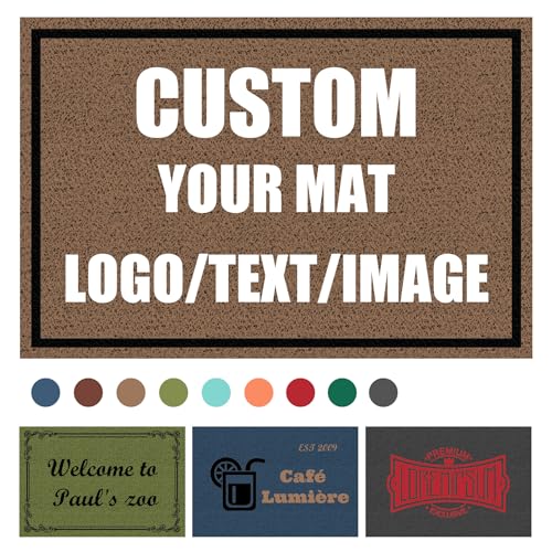Yecaiyoger Personalisierte Fußmatte Maßgeschneiderte Fußmatte Kommerzielle Willkommensmatte Outdoor mit Text Logo Foto Bild für Außeneingang Haustür (Bild) Yecaiyoger Personalisierte Fußmatte Maßgeschneiderte Fußmatte Kommerzielle Willkommensmatte Outdoor mit Text Logo Foto Bild für Außeneingang Haustür (Bild)