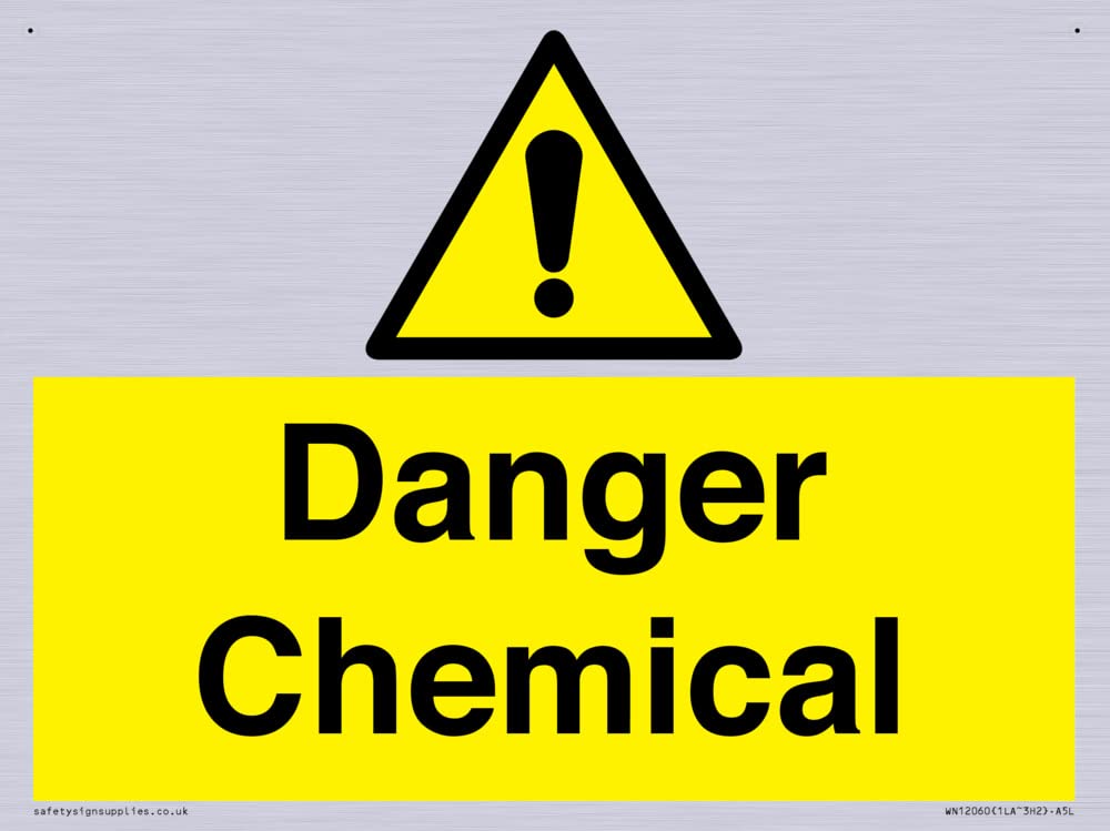 Danger Chemical Sign - 200x150mm - A5L