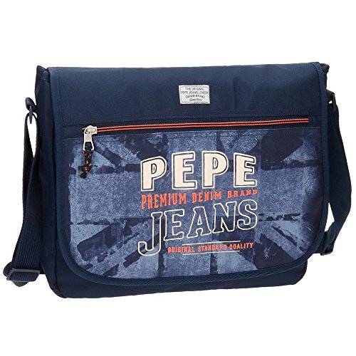 Messenger Pepe Jeans Dales Jr sac bandoulière bleu pour ados