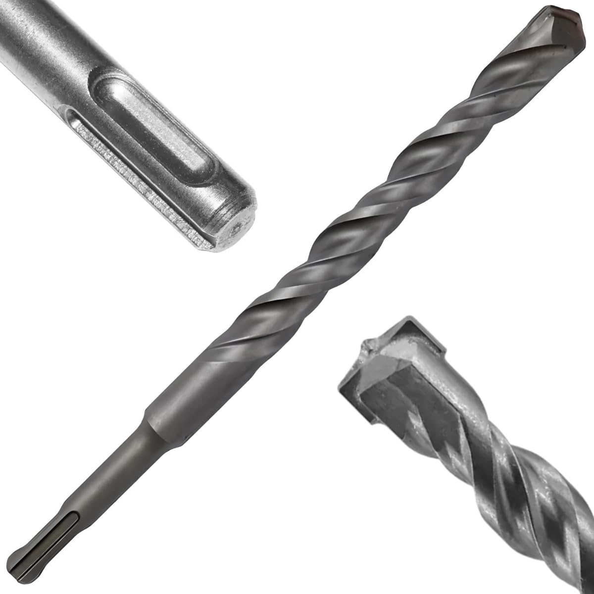 Broca Vídea Fura Parede Concreto 6mm x 160mm Encaixe SDS Plus