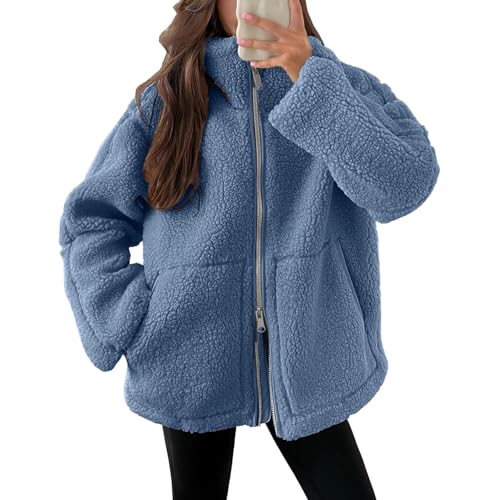 Materiale Supersoft e Caldo: Realizzata in pile peluche di alta qualità, morbidissima come un orsacchiotto. Questo giubbotto offre un calore eccezionale e una sensazione di comfort avvolgente, perfetta per proteggerti dal freddo durante tutto l'autunno e l'inverno