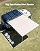 JOYTUTUS Vehicle Awning 8.2'x10' Roof Rack Pull-Out Sun Shade UV50+, Weatherproof 4x4 Side Awning for Camping, Car Sunshade with Adjustable Hardware, Quick Set-up, SUV/Truck/Van/Jeep