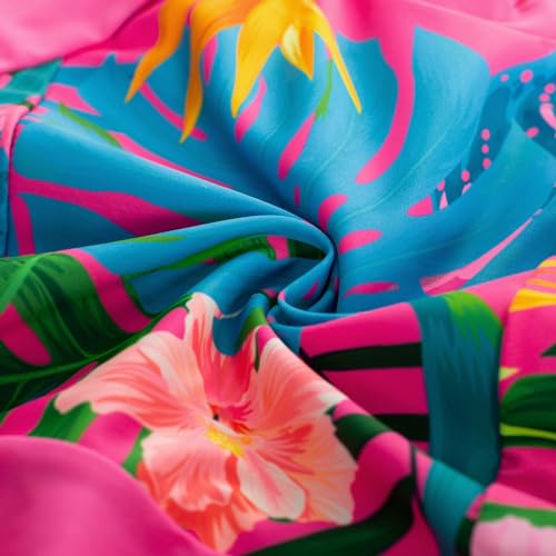 Image of GRACE KARIN Girls Long Sleeve Swimsuit Mermaid Bathing Suit Rash Guard Swimwear 4 Piece Size 5-12