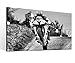 Produktbild Leinwand 1Tlg XXL Motorrad Sport Bike Racing schwarz Leinwandbild Bilder Wandbild Holz direkt vom Hersteller 9P086, XL 1Tlg BxH:100cmx60cm