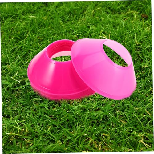 SOPOTUTU 20Pcs Small Soccer Training Cones 5-Inch Agility Discs for Football Basketball Skating Drills Portable Sports Markers for Field and Agility Practice - Image 6