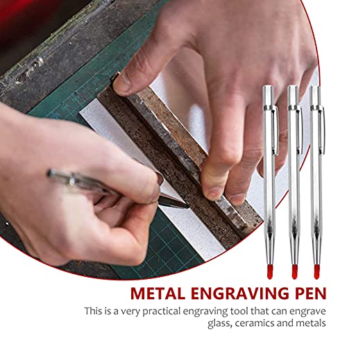 Angoily 5Pcs Riscador de Ponta de Carboneto de Tungstênio Gravura Marcação Caneta Caneta Caneta Marc