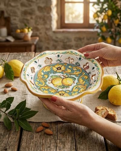 Petit centre de table céramique artisanale cadeau idéal style italien - 3