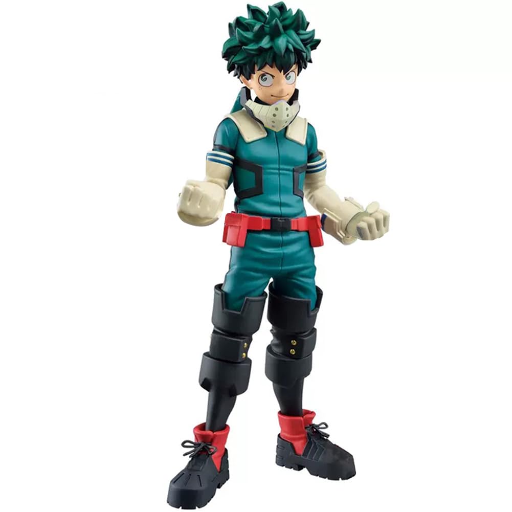 Xinchangda MHA Midoriya Izuku Figure Statue 16.5cm Anime Standing Model Bakugou Katsuki Action Figure MHA Fighting PVC Collectibles Decorations Gifts