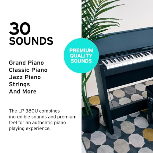 Korg LP-380U – Digital Piano with Stand – White - Les Beatles, Paul McCartney, John Lennon, RIngo Starr, George Harrison Korg LP-380U - Digital Piano with Stand - White – Image 3