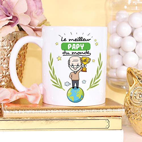 Mugffins Papi Tasse/Mug - le Grand-Père du Monde