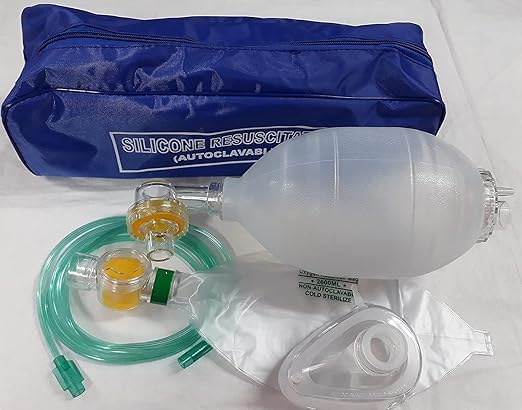 LISAMED Adult Ambu Bag | Resuscitation Bag | Silicone Reusable Oxygen Reservoir Bag for Hospital (B0CQHD1BJW) Amazon Price History, Amazon Price Tracker