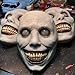 ERCAUX Scary Halloween Mask - Realistic Natural Latex Creepy Horror Mask with Eye for Adult Halloween Cosplay Costumes (Latex, 1)