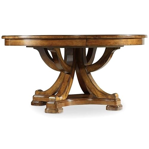 Hooker Tynecastle Pedestal Dining Table in Natural Wood Grain Furniture