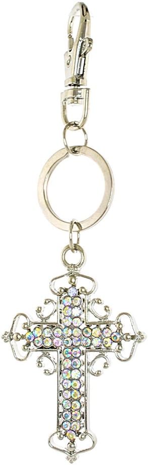 Silver Tone Variety Design"Key Chain" with Rhinestone