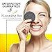 BLOOMING BEE 12 Charcoal Bamboo Reusable Makeup Remover Pads with Laundry Bag (+ 100% Biodegradable Cotton Bamboo Earbuds 100 pcs)|Planet Friendly Reusable Face Rounds Made from Bamboo and Cotton