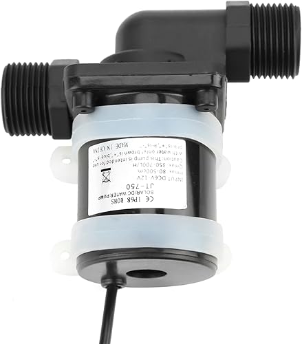 Miniatura 9 de Mini impulso de circulación de CC, mini bomba de circulación de agua caliente en línea 212.0 F 12V 40 212.0 F