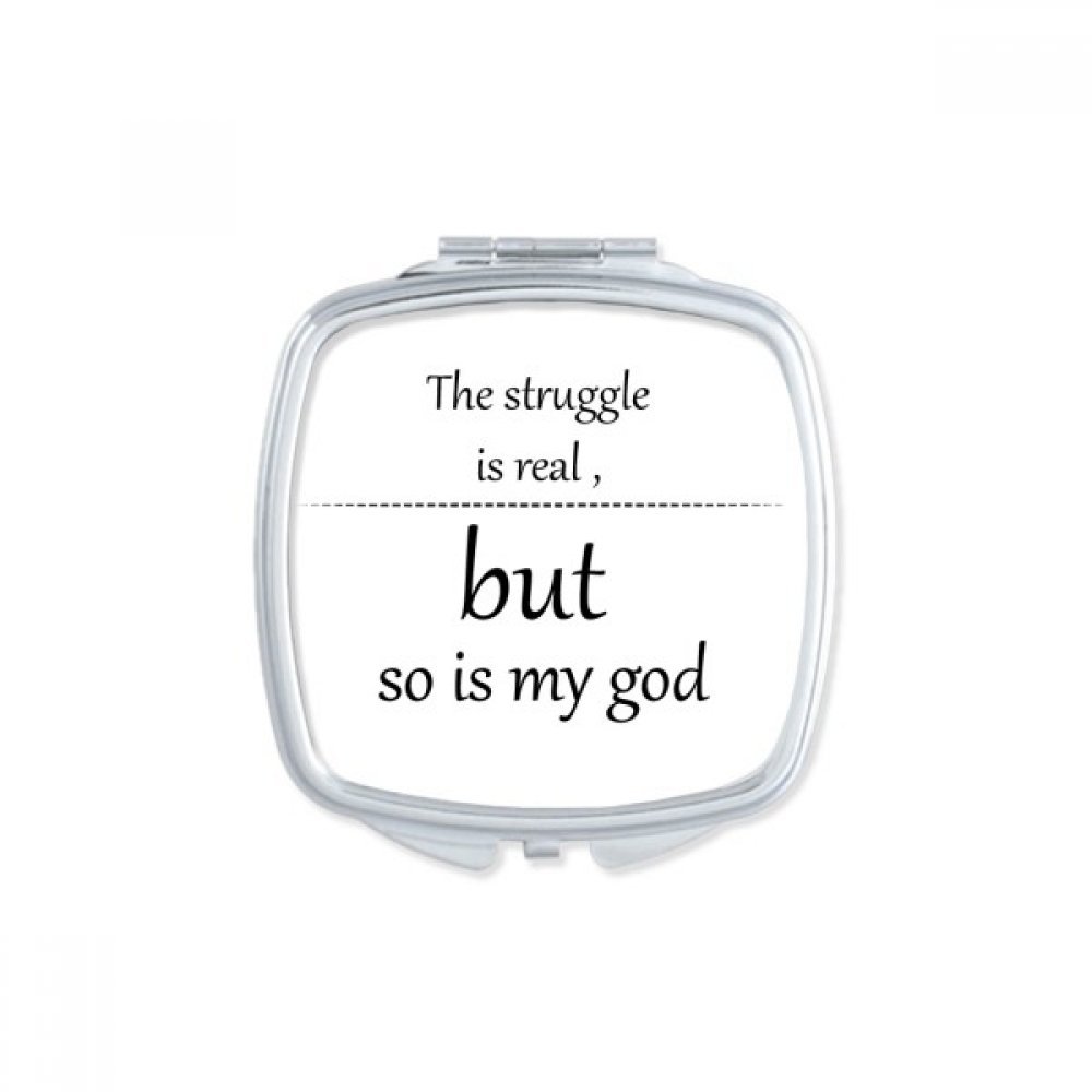 Miroir compact de poche paroles de la Bible mignon petit cadeau pour femme chrétienne