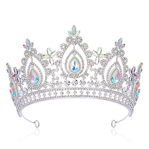 Diadema de corona de desfile para quinceañera y novias
