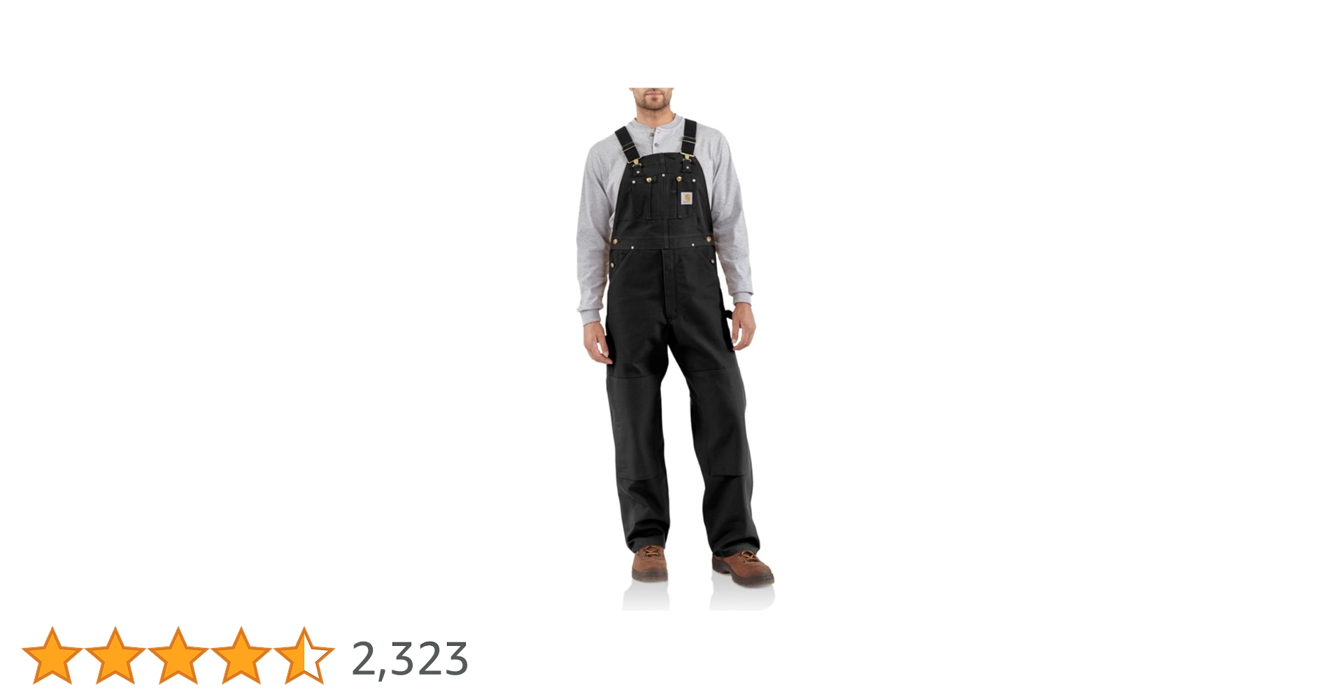 Carhartt　オーバーオール　R01 40×30 Carhartt オーバーオール R01 40×30 R01-M Series Bib Overalls