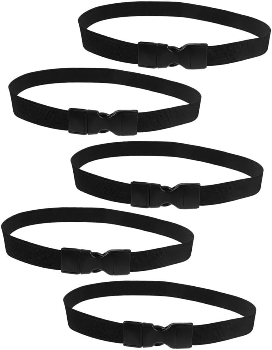 5pcs Elastic Trash Bag Holder Bands Garbage Can Fixing Non- Design for Secure Garbage Bag Storage Fits Bins and for Use