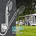 RV Shower Head with Hose, High Pressure 5 Mode Shower head Replacement, Showerheads for RV/Campers, Travel Trailer, Motorhome for Water Saving, Handheld Shower Head Holder and Hose, On Off Switch