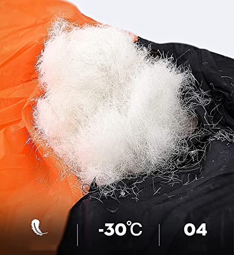 Sac de couchage léger et compact rouge pour randonnée et bivouac