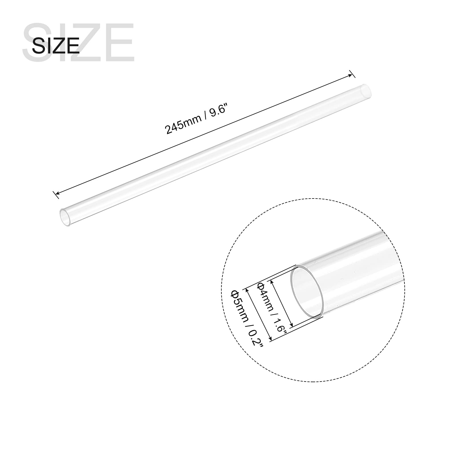 Tubo In Policarbonato Trasparente 40 Mm - Per Illuminazione E Progetti Fai Da Te - Foto 11