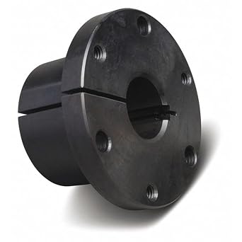 TB Woods Type SH SH58 Sure-Grip Bushing, Cast Iron, Inch, 0.625" Bore, 1.871" OD, 1.25" Length, 3500 lbs/in Torque, Standard Design, Standard Keyway