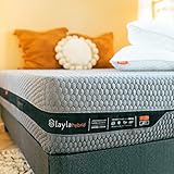 Layla Sleep Hybrid Foam Mattress | Supportive Mattress | Flippable to a Soft or Firm Side | Advanced Cooling Design | Motion Minimizing | Tri-Zone Airflow Layers | Love it Guarantee | (Cal King)