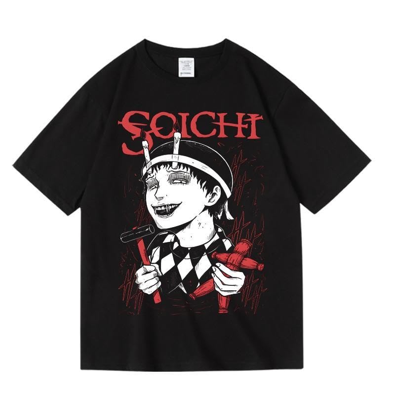 伊藤潤二 マニアック 双一 コマTシャツ XL 伊藤潤二『マニアック』 - 双一 コマTシャツ/メンズ | AMNIBUS