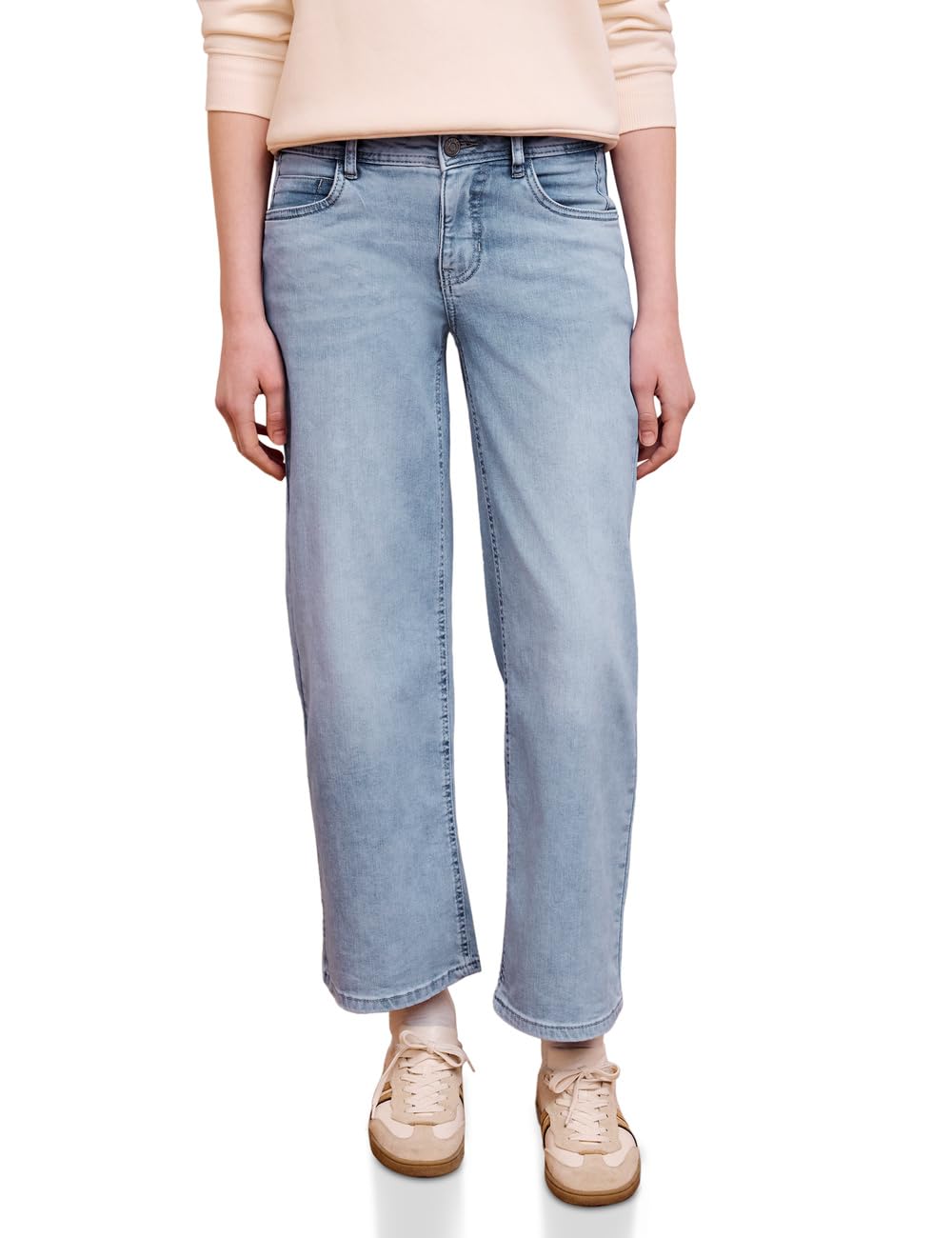 Street One Studio Jeanshose Ultra Bleach – Bleached Wide Leg Jeans, Casual Fit
