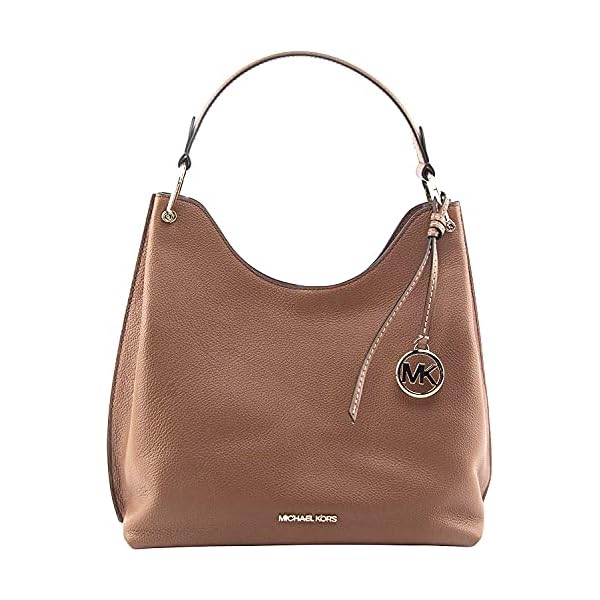 Michael-Kors-Womens-Joan-Large-Slouchy-Shoulder-Bag-Style-35S1GV9L3L MICHAEL Michael Kors Women's Joan Large Slouchy Shoulder Bag in Luggage, Style 35S1GV9L3L.