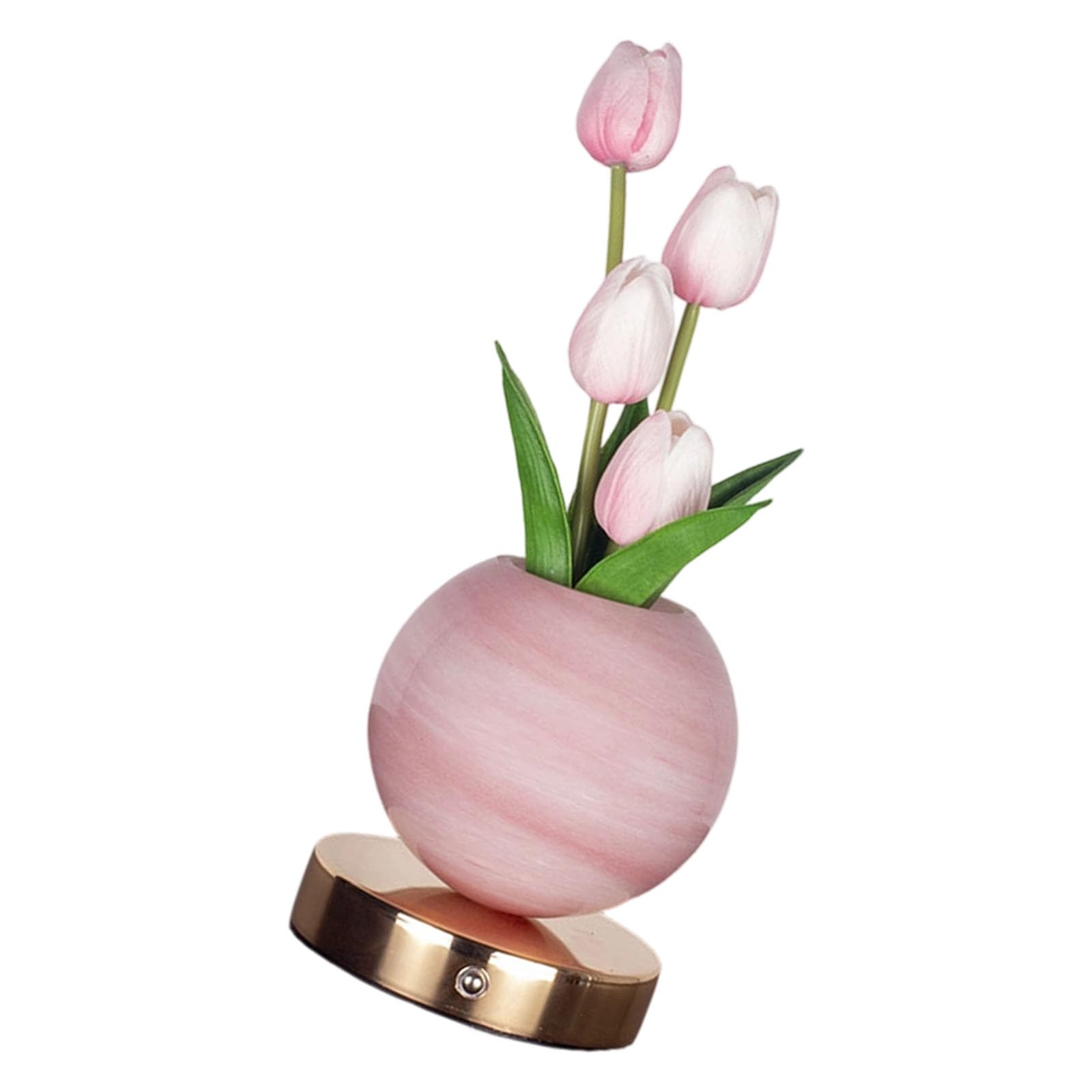 Tsophreniq Artistic Floral Accent Light Portable Unique Reading Lamp with Flexible Placement Perfect for Enhances Room Aesthetics Desk Lamp