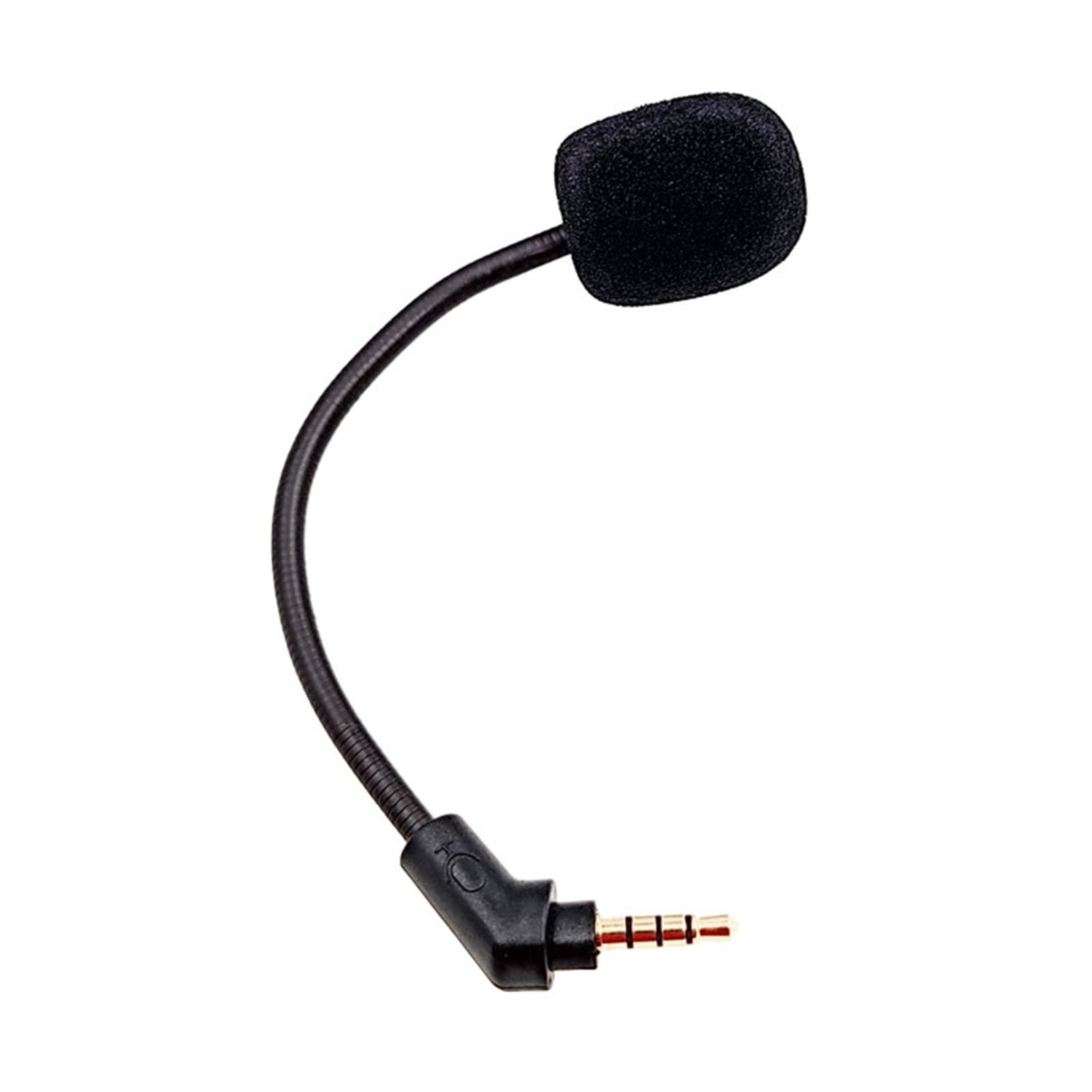 QMQJIA Game Mic Replacement for Cloud Flight/Flight S Gaming Headset 3.5mm Microphone Boom with Foam