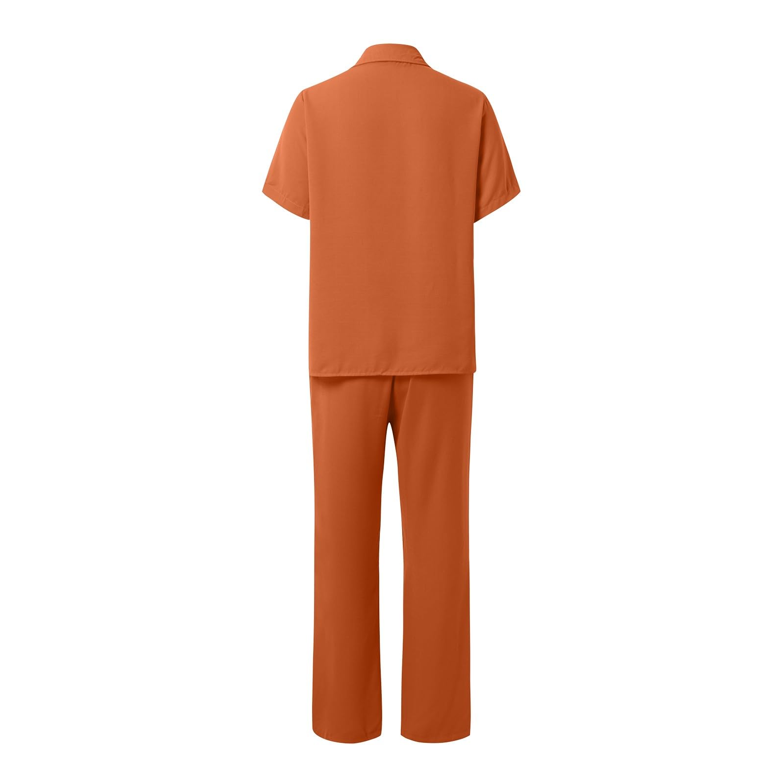 2-teiliges Freizeit-Outfit Baumwolle für Damen, ärmellose Weste mit Knopfleiste, gerade geschnittene Hose mit weitem Bein Taschen Hosenanzug Damen Cord Jumpsuit Kurz Elegant