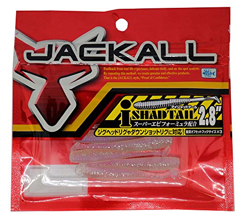 JACKALL(ジャッカル) ワーム アイシャッドテール 2.8インチ セクシーアルビノ 1枚目