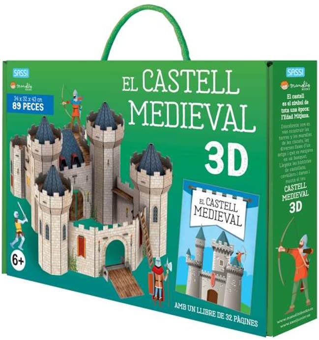 El Castell Medieval jeu construction bois maquette château fort adulte