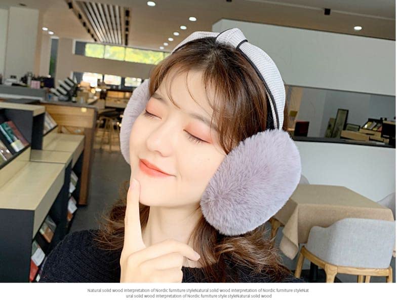 Women Warm Earmuffs Girl Cute Outdoor Ear Warmers Winter Furry Adjustable Ear Covers Packable Kid Cartoon Elephant Earmuffs3