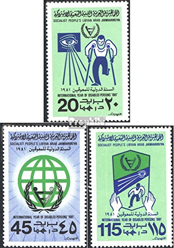 Prophila Collection Libia Michel.-No..: 857-859 (Completa Edizione) 1981 Imbarco. Anno Il Behinilten (Francobolli per i Collezionisti) Salute