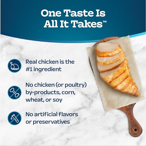 Image of Blue Buffalo Tastefuls Natural Wet Cat Food Cans, Pate Style, Chicken Entree 3-oz Cans (Pack of 4)