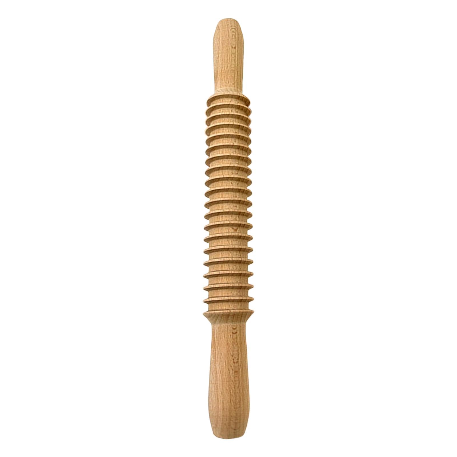Mattarello per gnocchi, mattarello per pasta,Mattarello da forno multiuso filettato per pasta da forno - Mattarello per biscotti a Rullo per pasta in legno per biscotti Tagliatelle Gnocchi Pasticceria